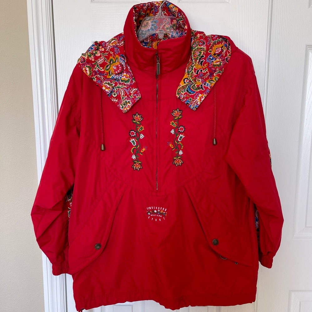 POWDERHORN Vintage Women’s Lightweight Pullover Jacket size 12